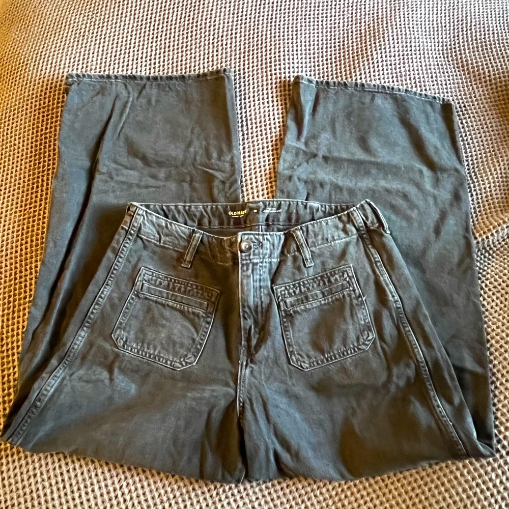 Old Navy High Rise Baggy Wide Leg Jeans